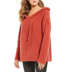 Coco + Jaimeson Coral Pink Cozy Pullover Sweater